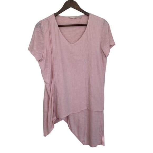Soft Surroundings Light Pink Neroli Lagenlook Mixed Media Tunic - Medium - Picture 1 of 4